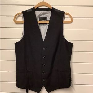 PreOwned Topman Black Vest Small